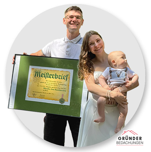 Dachdeckermeister Gründer Meisterbrief